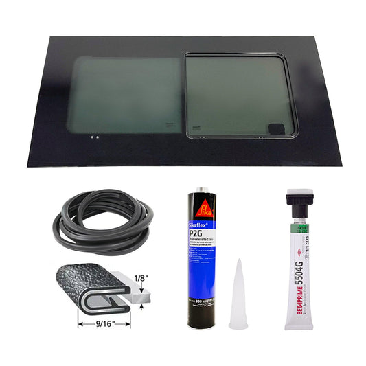 2014-2025 RAM ProMaster L2L3L4 Sliding Window Glass Fit Kit Right Sliding Door