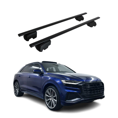 2019-2025 Audi Q8 Roof Rack Cross Bars Black