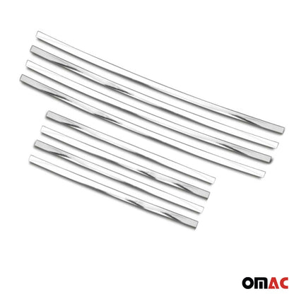 OMAC Door Sill Cover Decor Trim 8 Pcs Steel Fits Mercedes-Benz C-Class W202 1995-2001 4788DT091