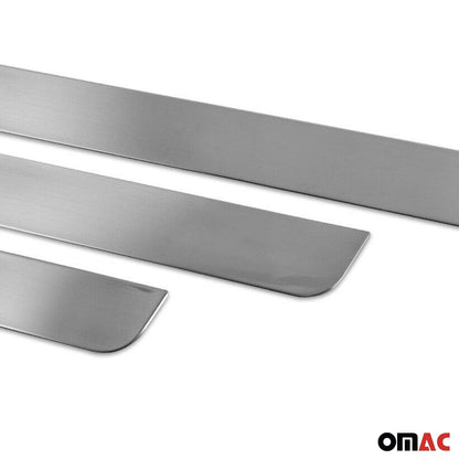 OMAC Door Sill Scuff Plate Scratch Protector for Hyundai Veloster 2012-2017 Steel 3x OM3522910