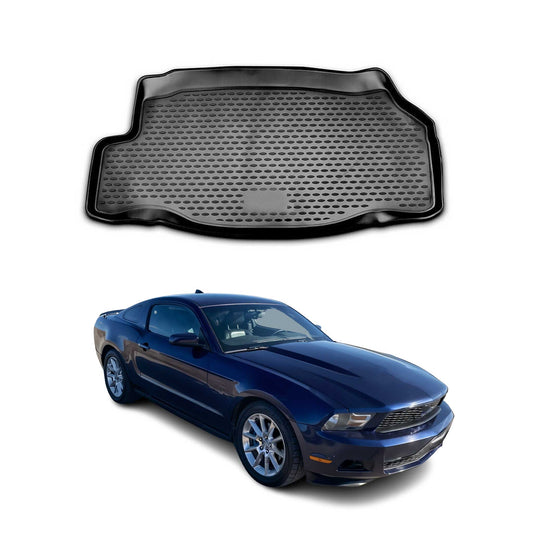 2010-2014 Ford Mustang Coupe Cargo Liner Trunk Mat All Weather Black