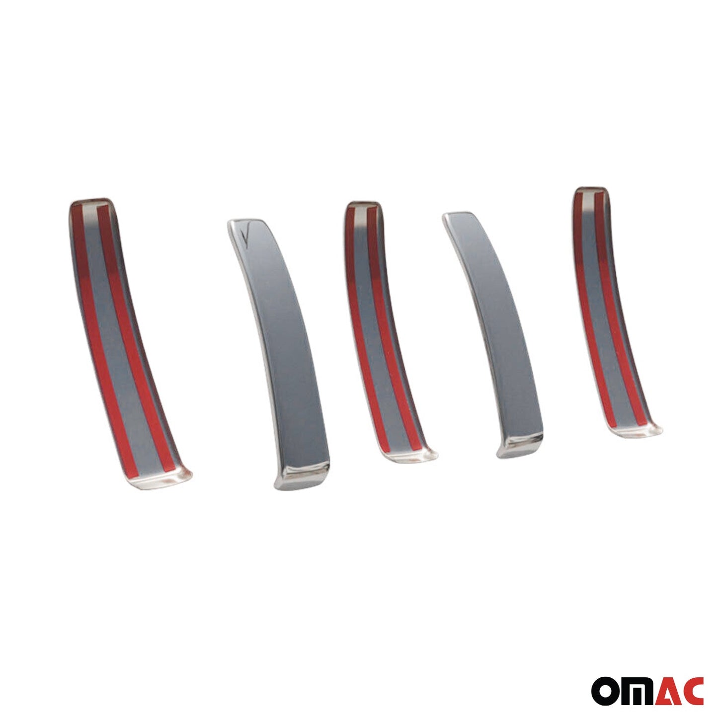 OMAC Car Door Handle Cover Protector for RAM ProMaster City 2015-2022 S. Steel 5x U005872