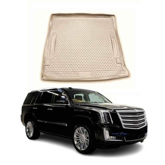 2015-2018 Cadillac Escalade Cargo Liner Trunk Mat All Weather Beige