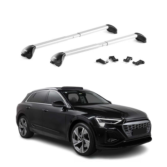 2019-2025 Audi Q8 Roof Rack Cross Bars Silver