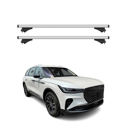 2024-2025 Lincoln Nautilus Roof Rack Cross Bars Luggage Carrier Silver