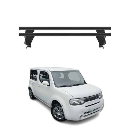 2009-2014 Nissan Cube Roof Rack Cross Bars Black