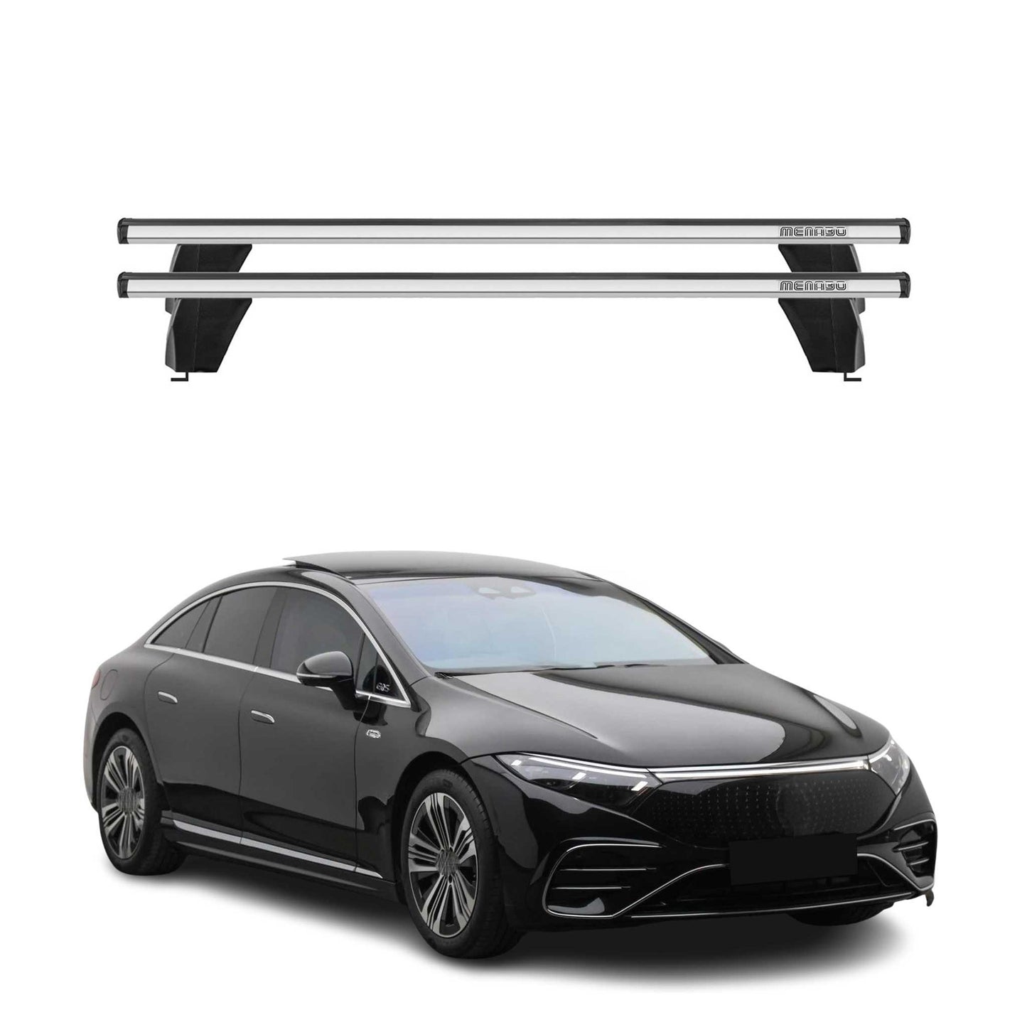 2022-2024 Mercedes EQS V297 Roof Rack Cross Bars Silver