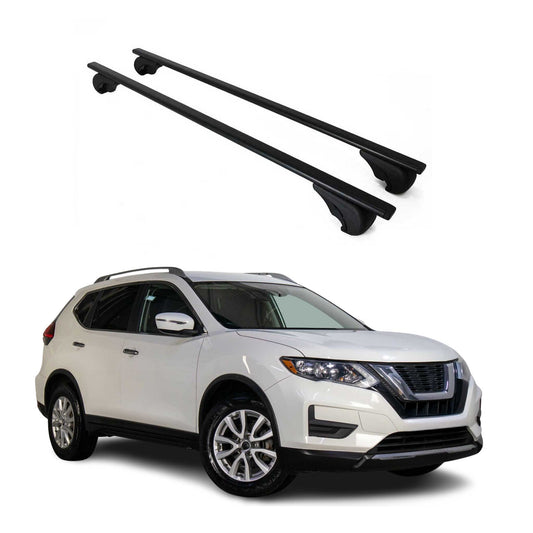 2014-2020 Nissan Rogue Roof Rack Cross Bars Black