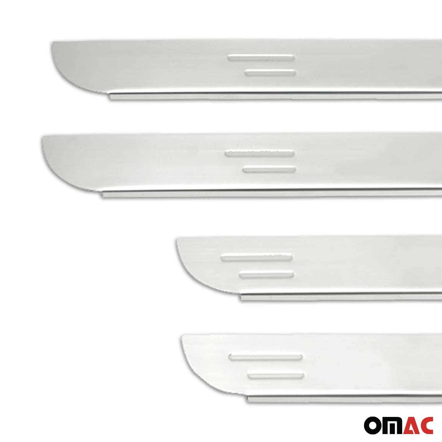 OMAC Door Sill Scuff Plate Scratch Protector for Toyota RAV4 2006-2012 Steel 4x 7005091