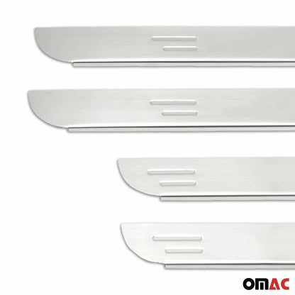 OMAC Door Sill Scuff Plate Scratch Protector for Toyota RAV4 2006-2012 Steel 4x 7005091