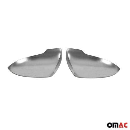 OMAC Side Mirror Cover Caps Fits Kia Sorento 2016-2020 Steel Silver 2 Pcs 4021111