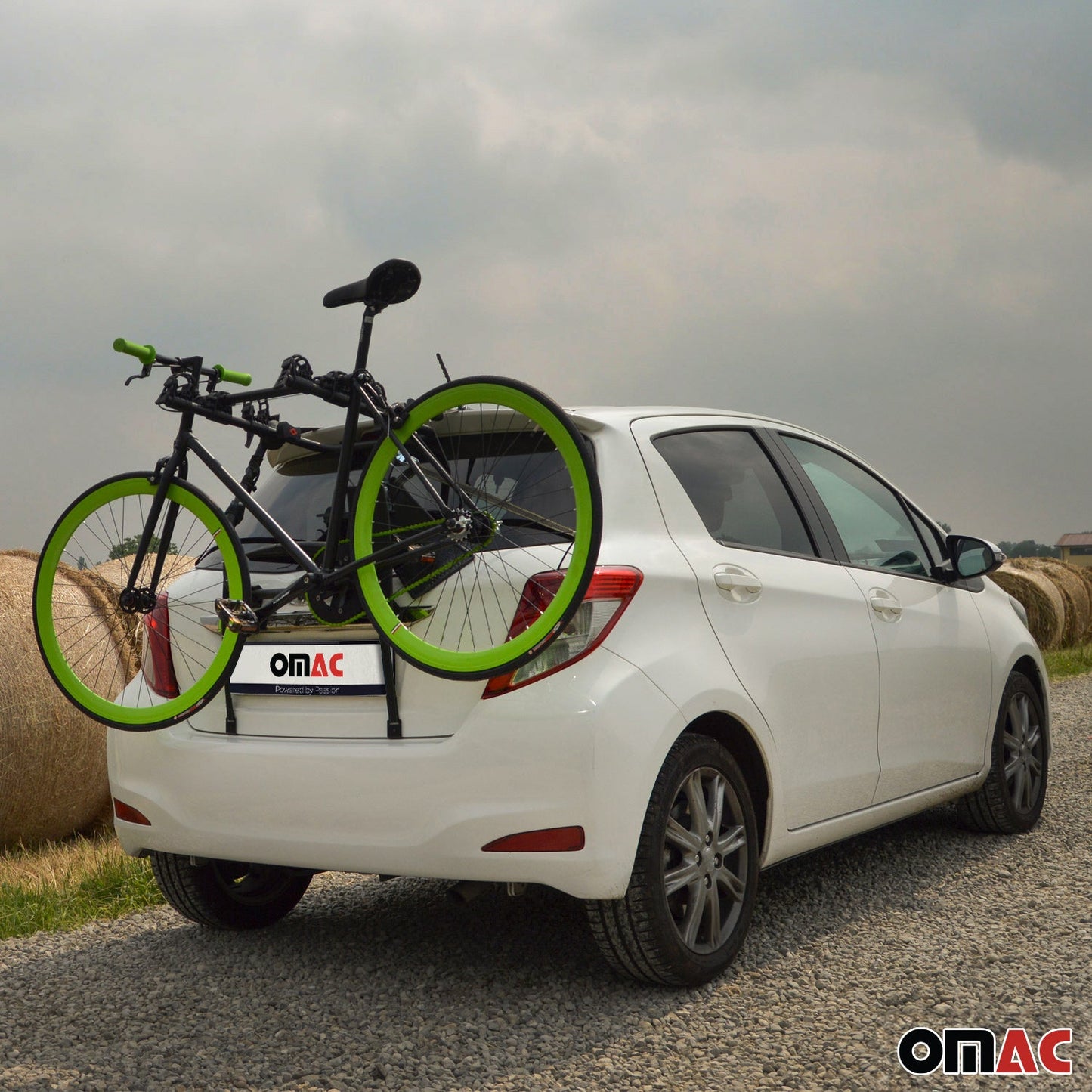 OMAC Bike Racks 3 Bike Carrier Hitch Mount for VW Passat B8 2020-2022 Black G002419