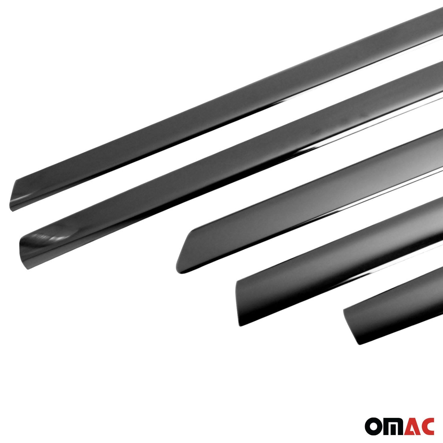 OMAC Side Door Molding Trim for VW T6 Transporter 2015-2021 Steel Dark 7x U015363