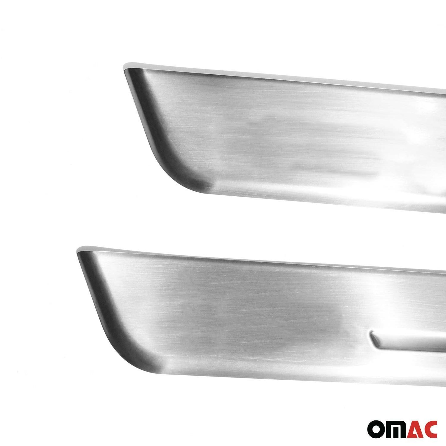 OMAC Door Sill Scuff Plate Scratch Protector for Hyundai Tucson 2016-2021 Steel 4x 3224091