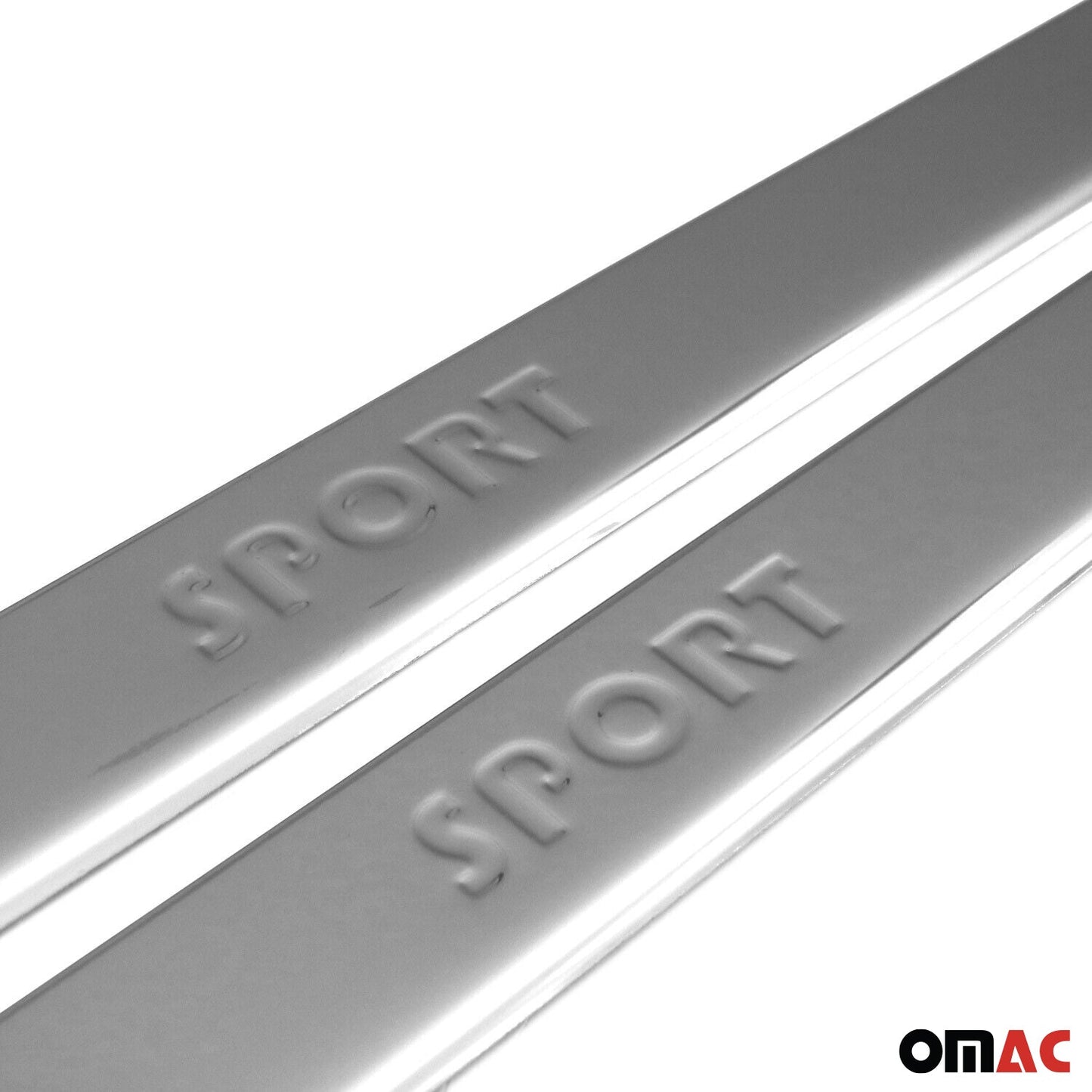 OMAC Door Sill Cover for Honda Chrome Scuff Protector Plate Trim Sport 4 Pcs U028560