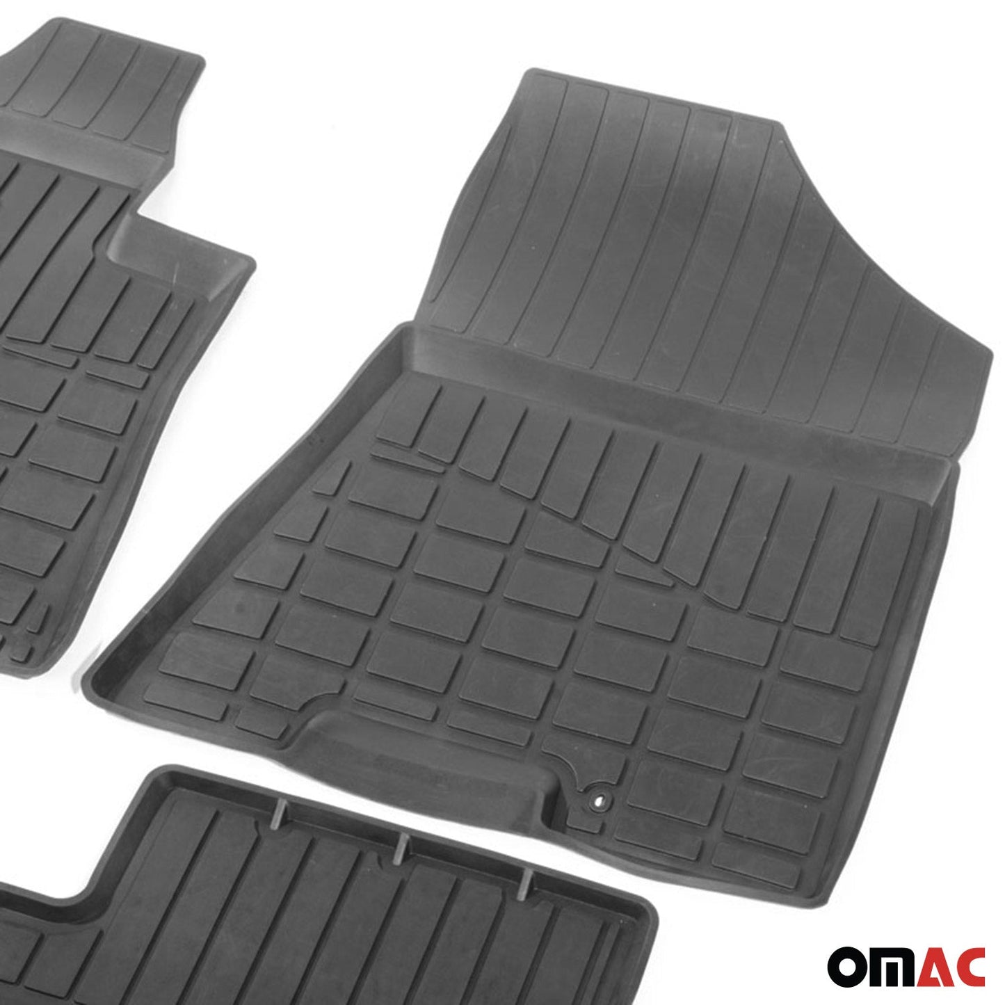 OMAC OMAC Floor Mats Liner for Hyundai Tucson 2016-2018 Black TPE All-Weather 4 Pcs 3224IM444