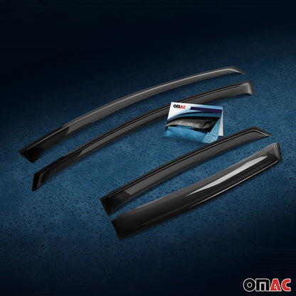 2016-2022 Honda Pilot Window Visor Vent Rain Deflector 4Pcs Smoke