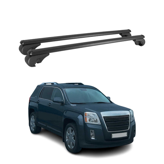 2010-2017 GMC Terrain Roof Rack Cross Bars Black