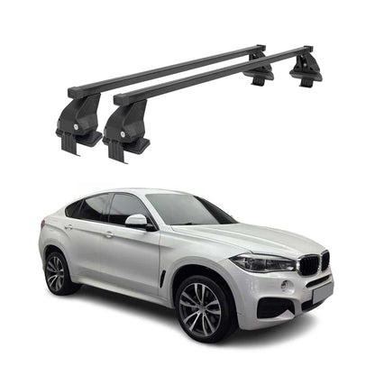 2015-2019 BMW X6 F16 F86 Roof Rack Cross Bars Black