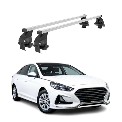2015-2019 Hyundai Sonata Roof Rack Cross Bars Silver