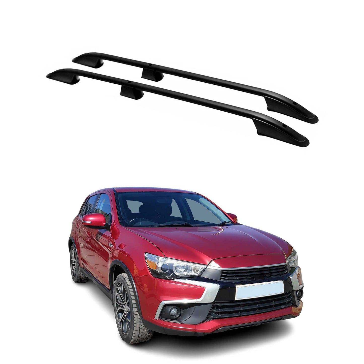 2011-2024 Mitsubishi Outlander Sport Roof Rack Rails Side Rails Black