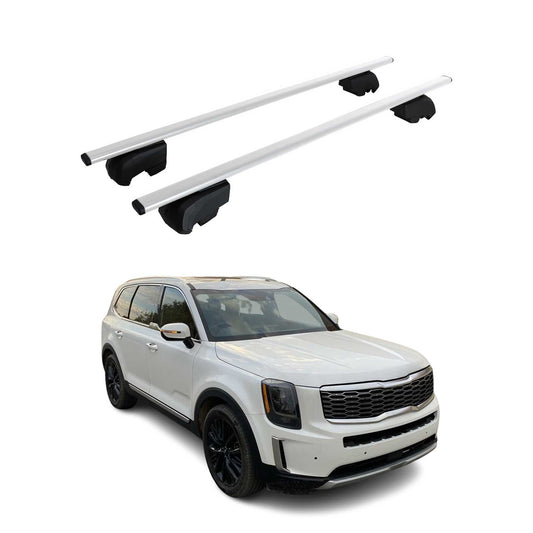 2020-2025 Kia Telluride Roof Rack Cross Bars Silver