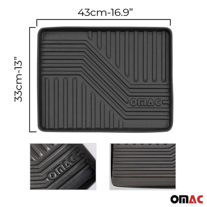 OMAC Multipurpose Shoe Boot Mat Tray Indoor and Outdoor Pet Bowl Gardening 17"x13" 96FGSM001