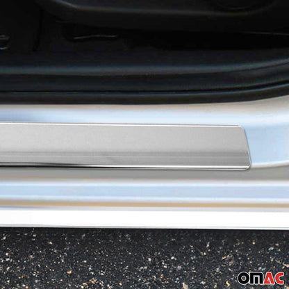 OMAC S.Steel Chrome Door Sill Cover Scuff Plate 4 Pcs For Dacia Sandero 2012-2021 2005091N