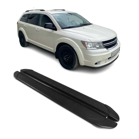 2009-2020 Dodge Journey Running Boards Side Steps Black