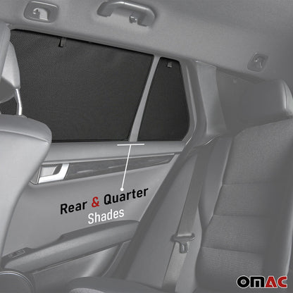 OMAC Sunshade For Mercedes-Benz GLE-Class W167 2019-2023 Visor Rear Side Window 4x 4767CS001