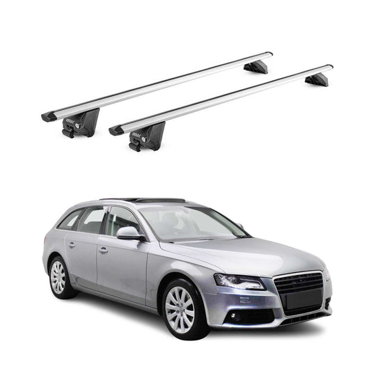 2006-2016 Audi A4 Wagon Roof Rack Cross Bars Silver