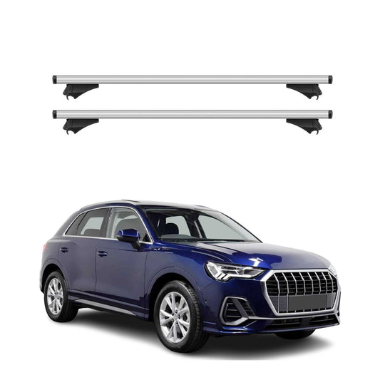 2019-2025 Audi Q3 Roof Rack Cross Bars Silver