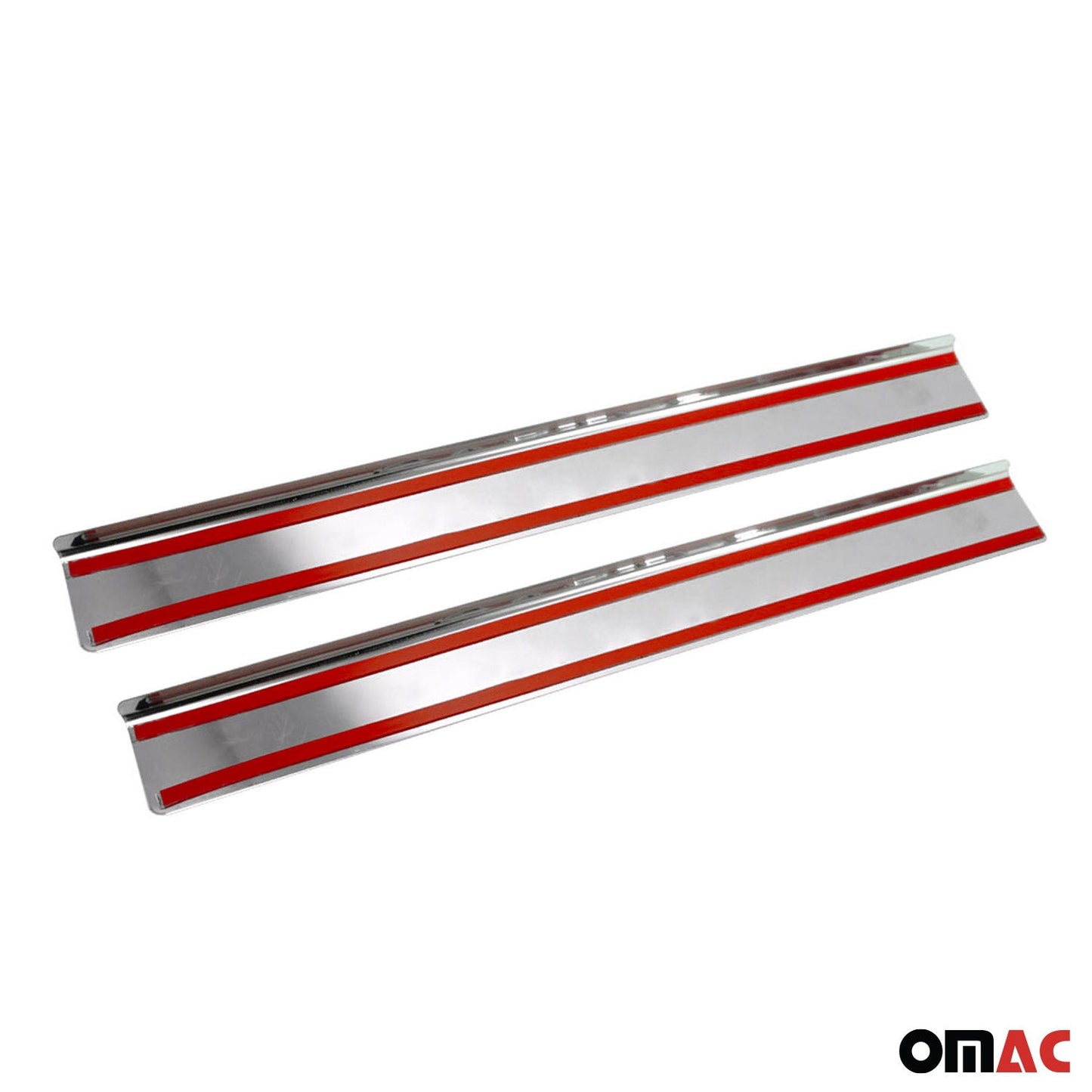 OMAC Door Sill Scuff Plate Scratch Protector for Ford Transit Connect 2010-2013 Steel 2620092N