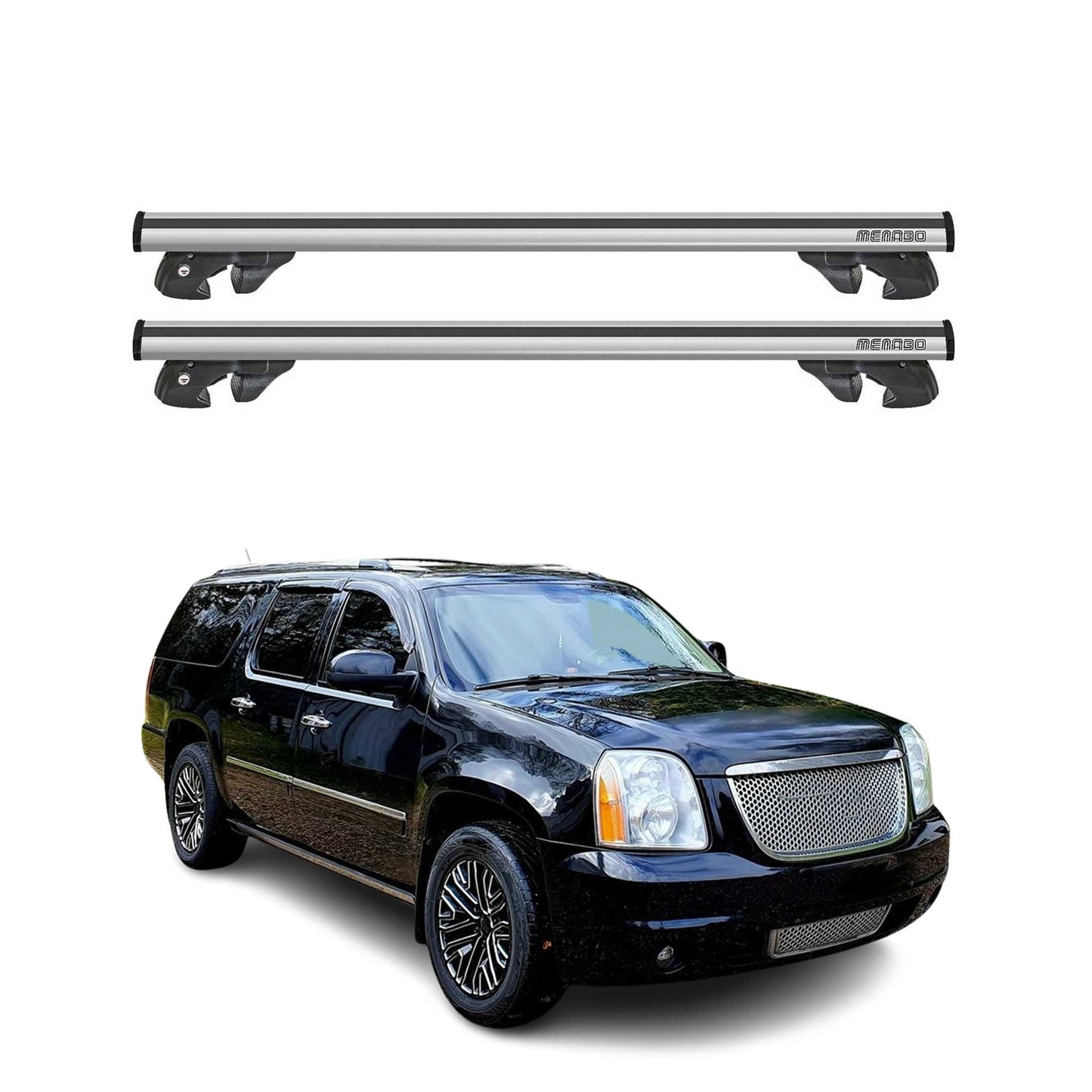 2000-2014 Gmc Yukon Roof Rack Cross Bars Silver