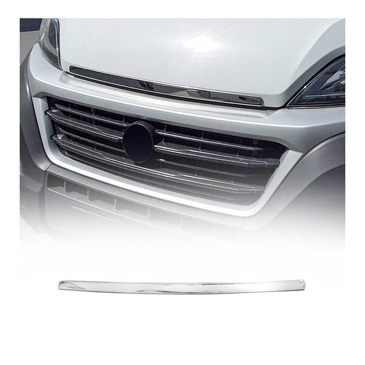 2014-2025 RAM ProMaster Front Hood Bonnet Strip Styling Trim Silver Stainless Steel