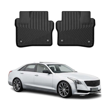 2016-2020 Cadillac CT6 Premium Floor Mats Liners Second Row Rear Black