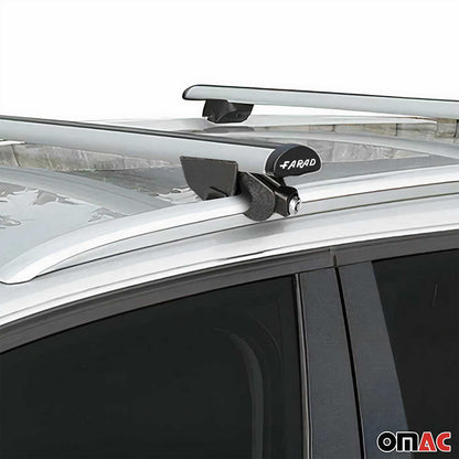 2018-2023 BMW X4 G02 Roof Rack Cross Bars Silver
