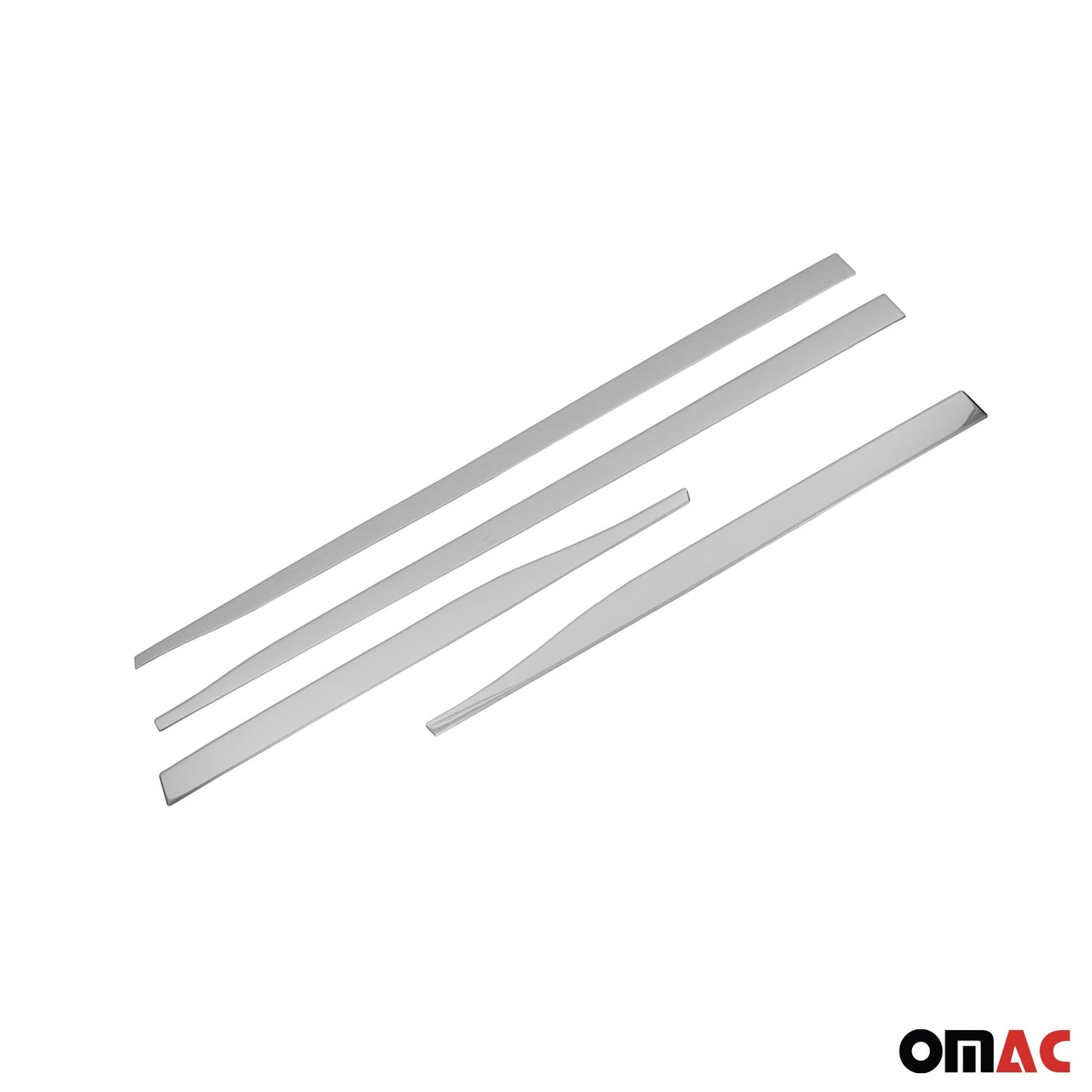 OMAC Side Door Molding Trim for Buick Regal TourX 2018-2020 Steel Silver 4x 5245131