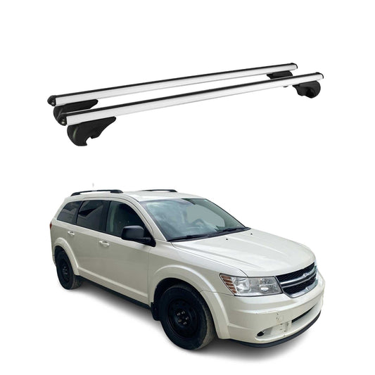 2009-2020 Dodge Journey Roof Rack Cross Bars Silver
