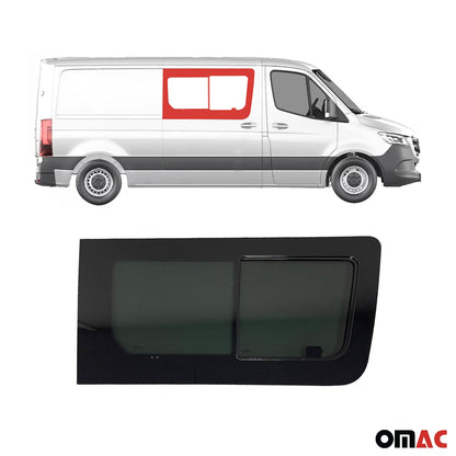 OMAC Window Glass Fit Kit for Mercedes Sprinter 2006-2018 Right Sliding Door L2 L3 L4 FTSET1-4724405-1FSDSR