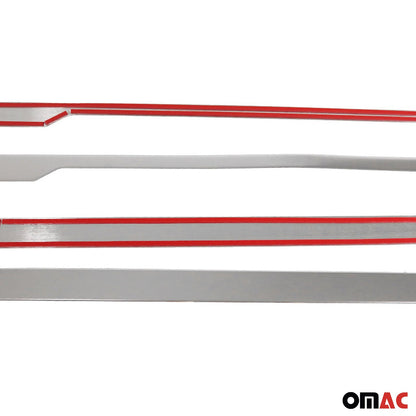 OMAC Side Door Molding Trim for Hyundai Tucson 2022-2024 Steel Silver 4x 3255131