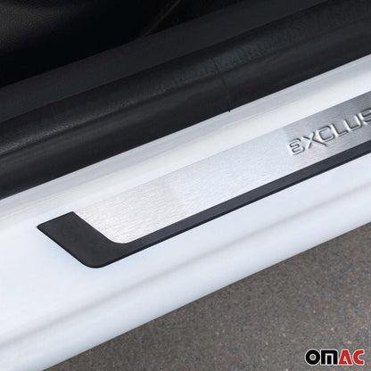 OMAC Door Sill Scuff Plate Scratch for Buick Encore 2013-2022 Exclusive Steel 4x 52179696091FX