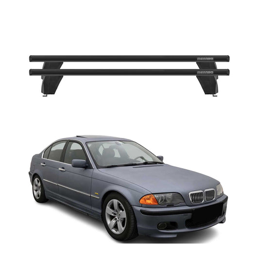 1999-2007 BMW 3 Series E46 Sedan Roof Rack Cross Bars Black