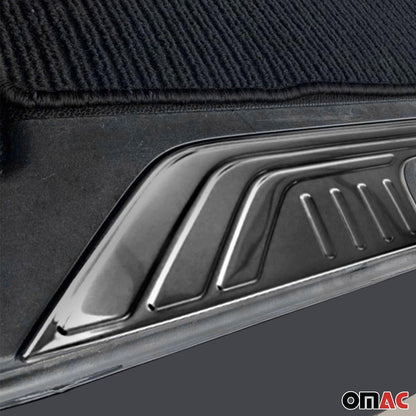 OMAC Dark Chrome Rear Bumper Sill Cover Fits Mercedes Metris W447 2016-2023 S. Steel 4733099B