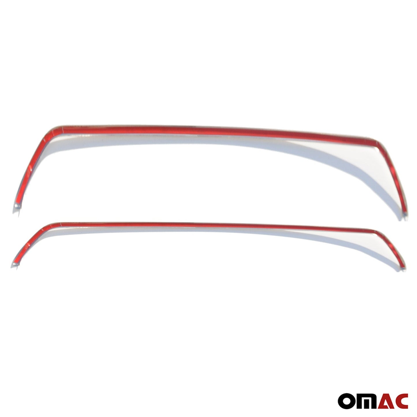OMAC Front Bumper Grill Trim Molding for Ford Transit 150 250 350 2015-2020 Steel 2x 2626082