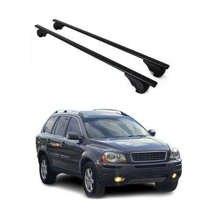 2003-2014 Volvo XC90 Roof Rack Cross Bars Black