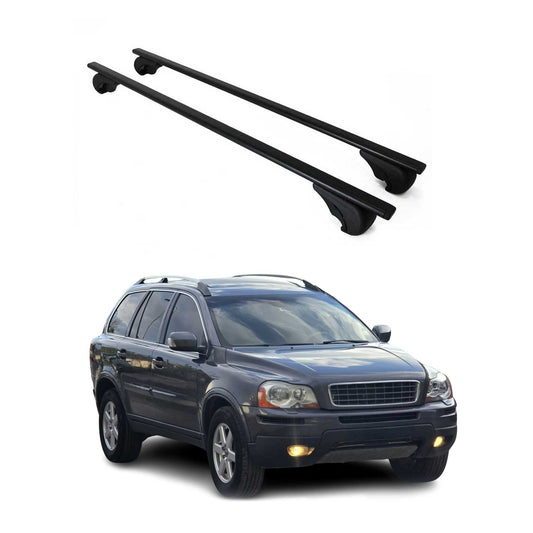 2003-2014 Volvo XC90 Roof Rack Cross Bars Black