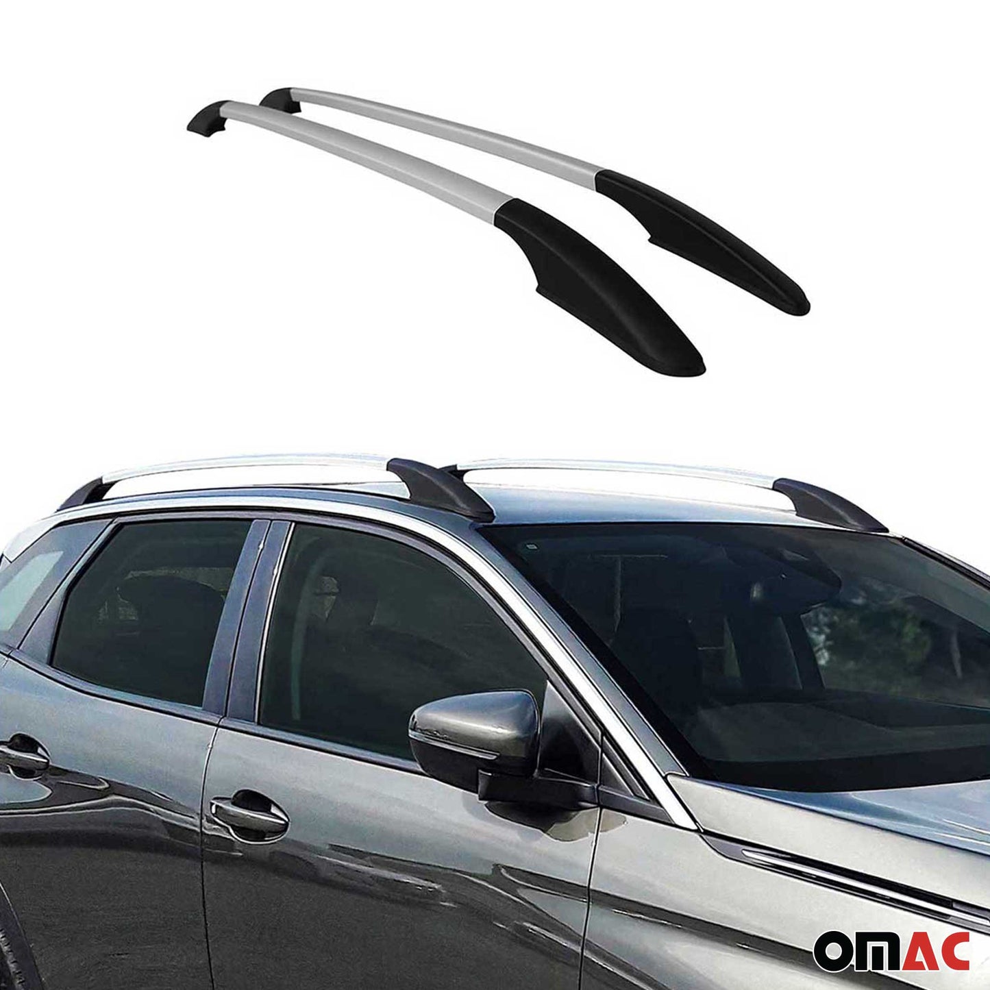 2013-2019 Ford Escape Roof Rack Rails Side Rails Silver