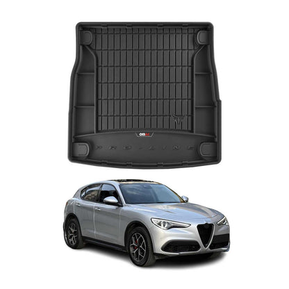 2017-2025 Alfa Romeo Stelvio Premium Cargo Liner Trunk Mat All Weather Heavy Duty