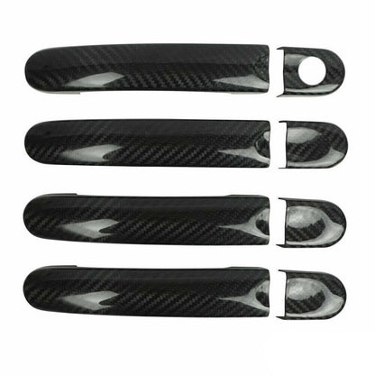 OMAC Door Handle Cover Protector for VW T5 Transporter 2003-2015 Carbon Fiber Black 7522042C